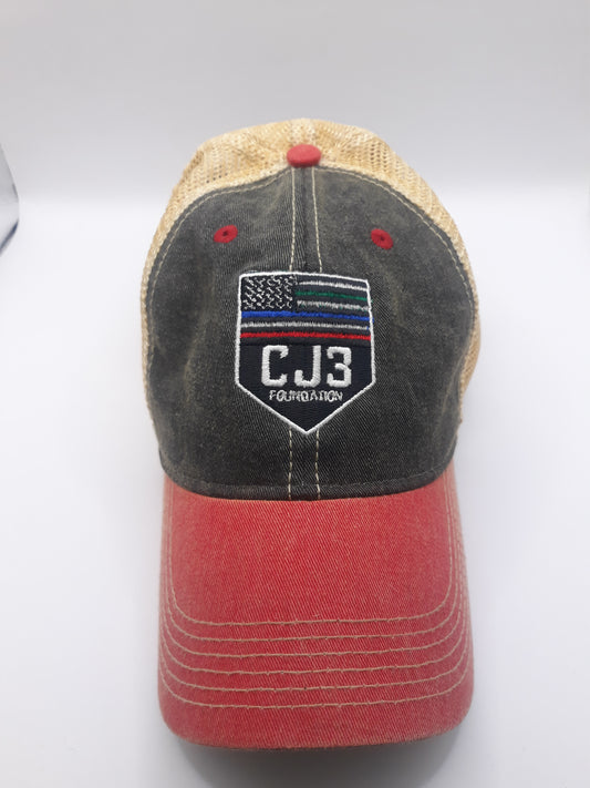 CJ3 "RED Trucker" Hats