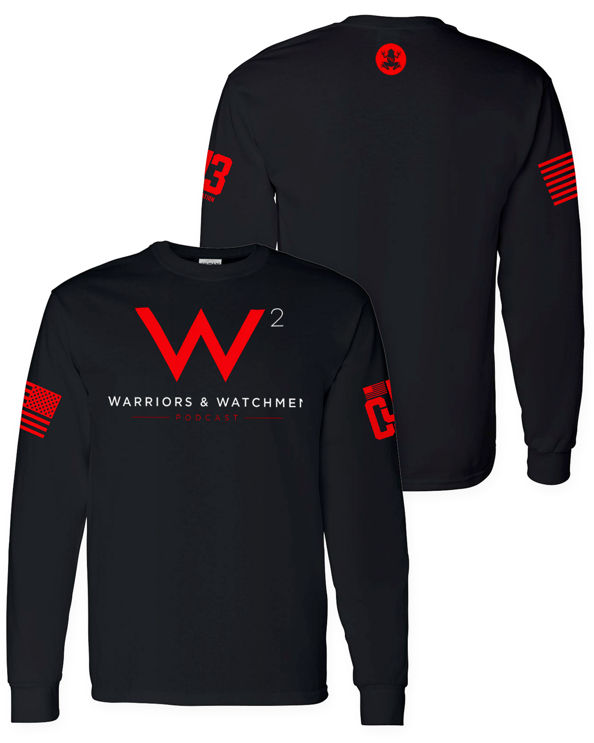 CJ3 "Warriors & Watchmen Podcast" Long Sleeves