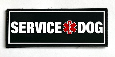 CJ3 "Service Dog" Vest Patches