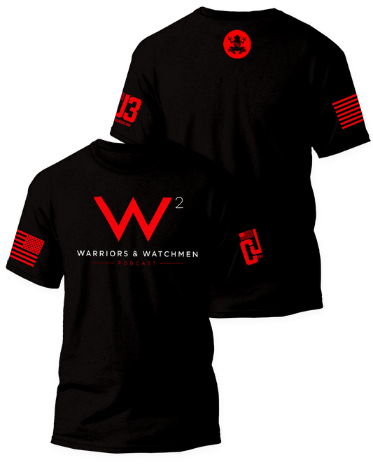 CJ3 "Warriors & Watchmen Podcast" T-Shirt